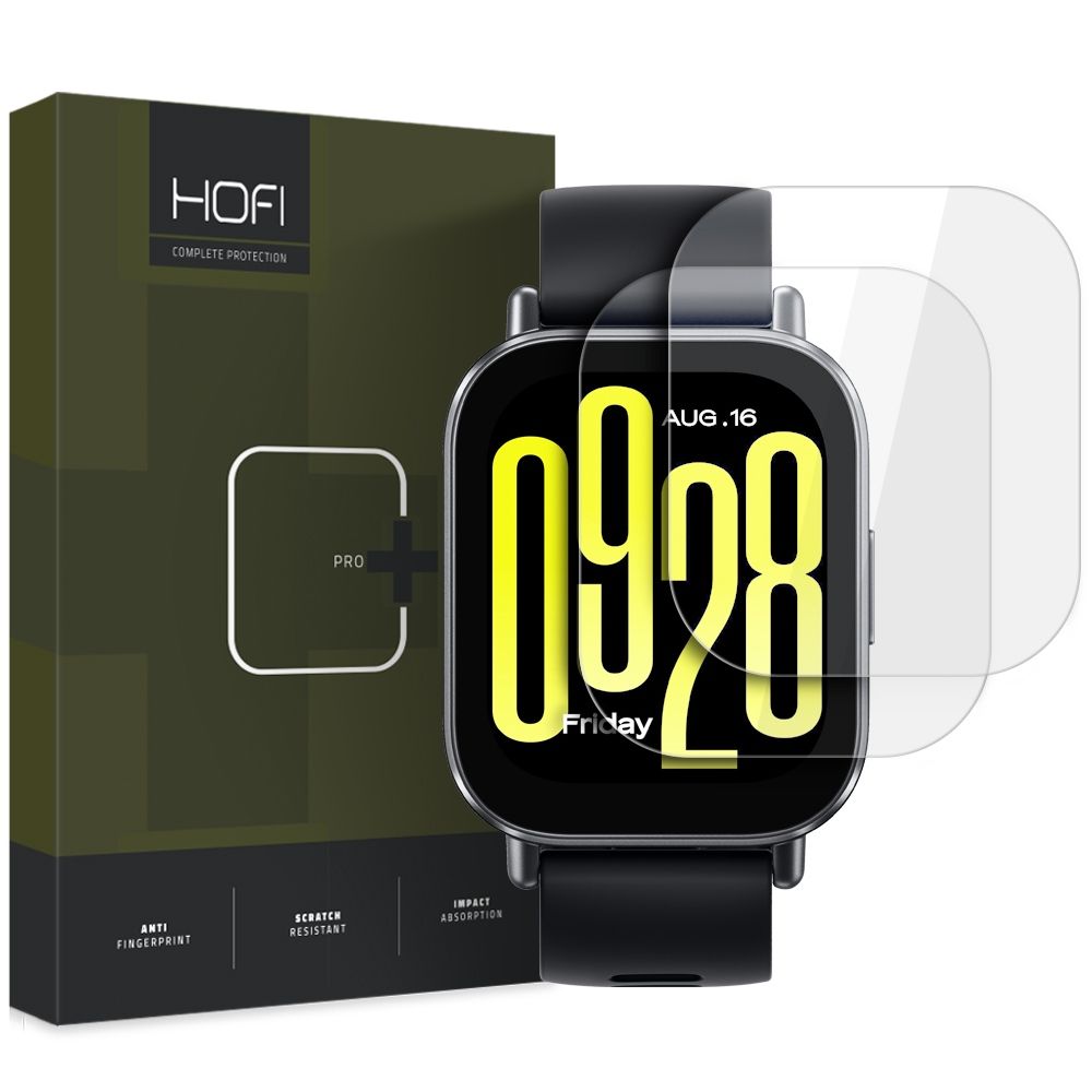 Gehärtetes Glas für Redmi Watch 5 Active, Hofi Glass Pro+, 2 Stück