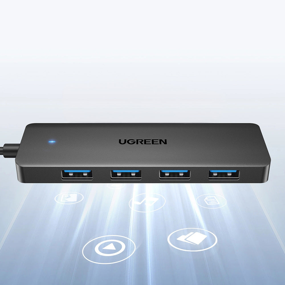 Hub USB-A - 4x USB 3.0, Ugreen CM319, Schwarz