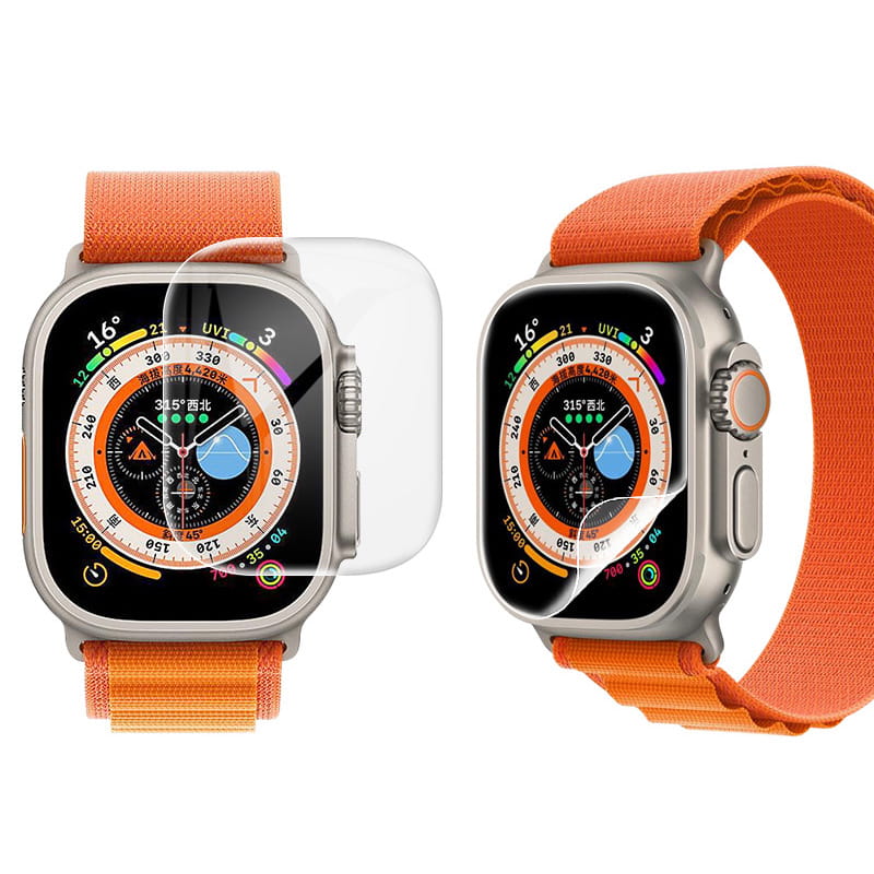 Bildschirmfolie Imak Hydrogel Screen Film für Apple Watch Ultra 3/2/1 49 mm, 2 Stück