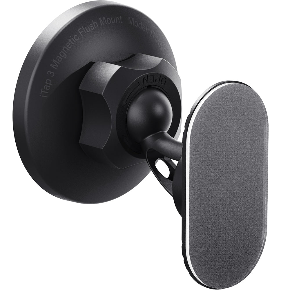 Magnetische Autohalterung für Klebeband, iOttie iTap 3, für MagSafe, Schwarz