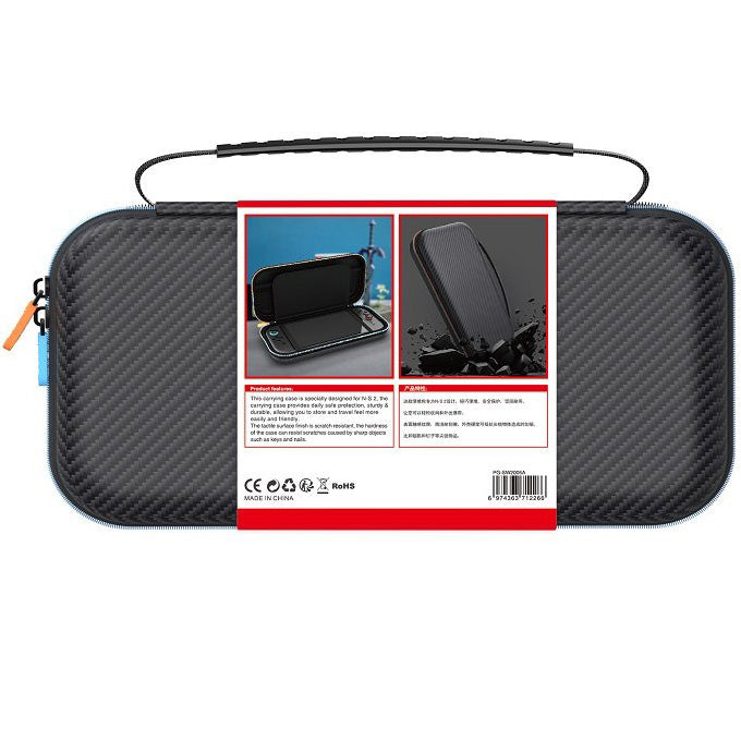 Hülle für Nintendo Switch 2, iPega SW2005A Travel Case, Schwarz