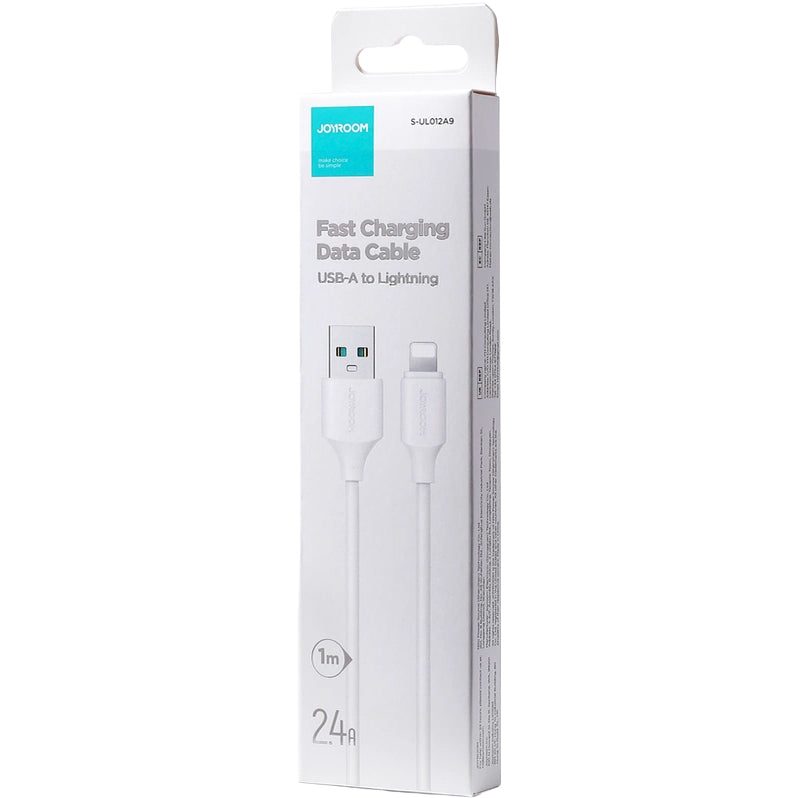Ladekabel / Datenkabel USB-A zu Lightning, Joyroom Long-Lasting, 2.4A, 1m, Weiß