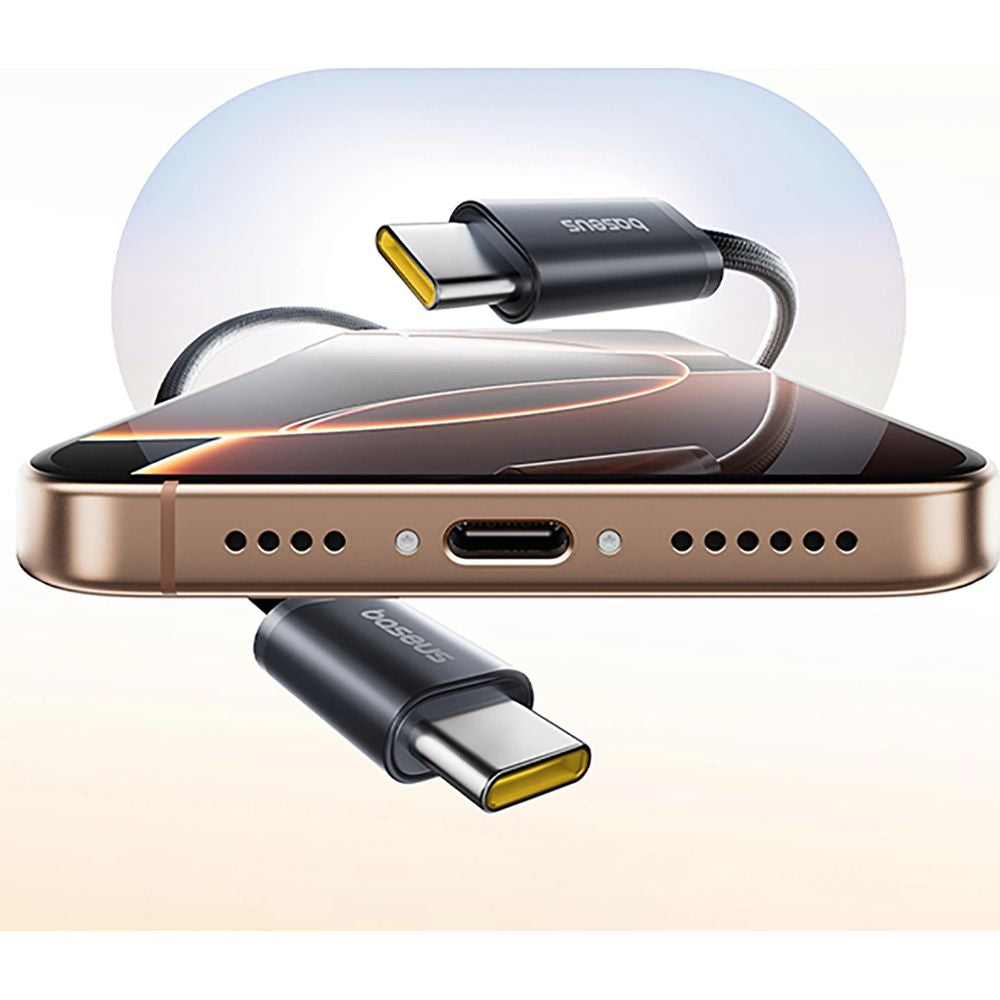 Magnetkabel USB-C auf USB-C, Baseus Dynamic 4 Pro, 100W PD, 1 m, Schwarz