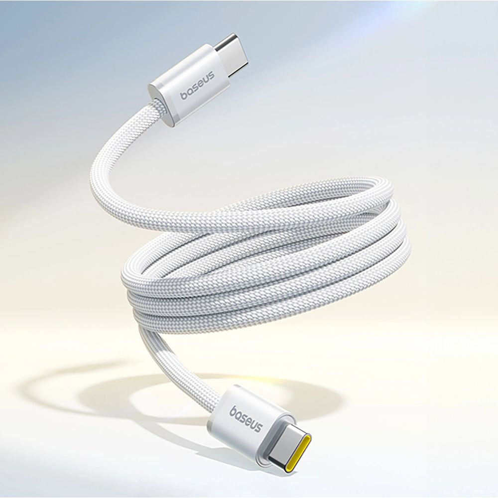 Magnetkabel USB-C auf USB-C, Baseus Dynamic 4 Pro, 100W PD, 1 m, Weiß