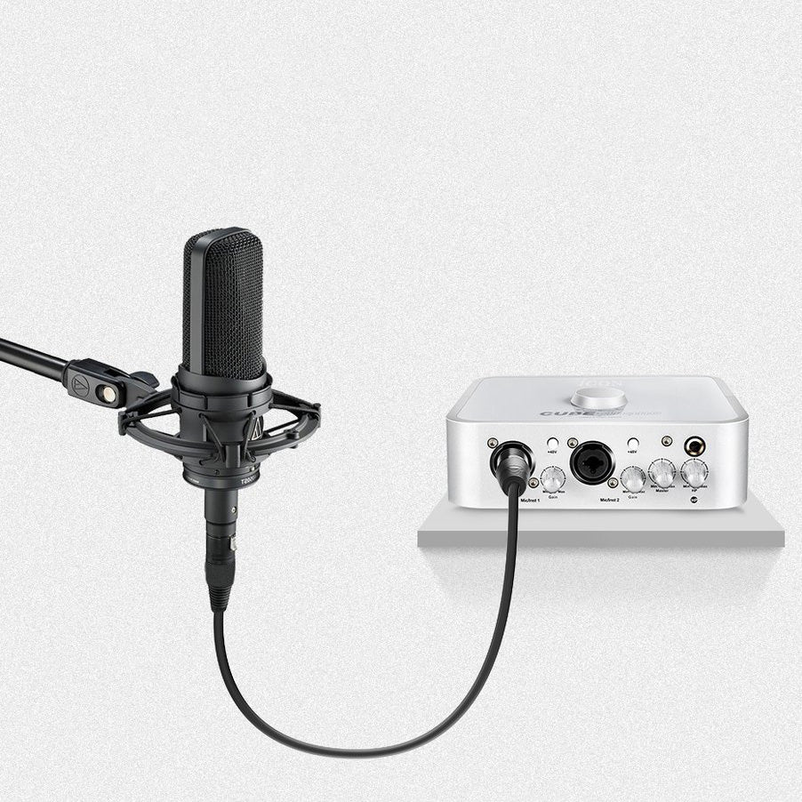 Ugreen Audio / Verlängerungs / Mikrofonkabel XLR (weiblich) - XLR (männlich), 3 m, Schwarz