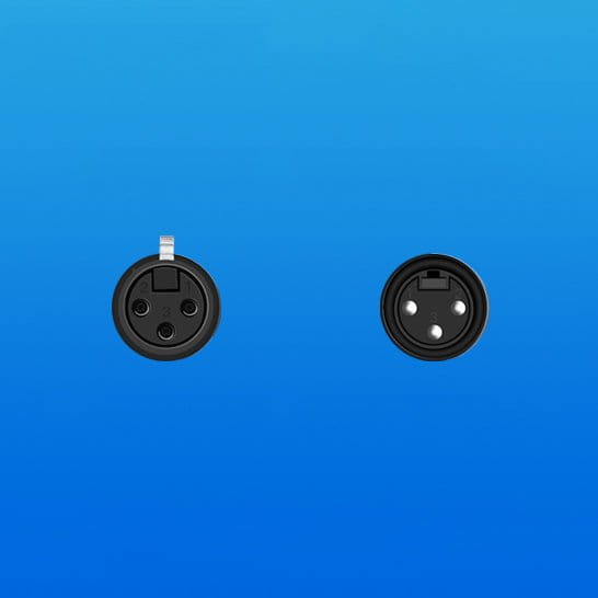 Ugreen Audio / Verlängerungs / Mikrofonkabel XLR (weiblich) - XLR (männlich), 3 m, Schwarz
