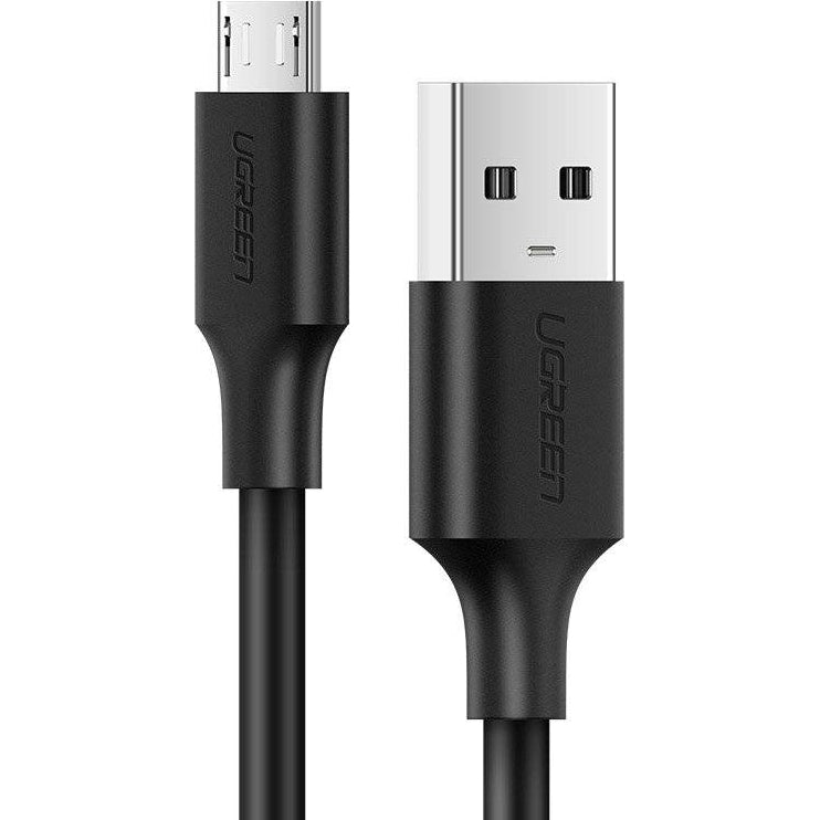 Kabel Ugreen USB-A / Micro USB, 2A, 2 m, Schwarz