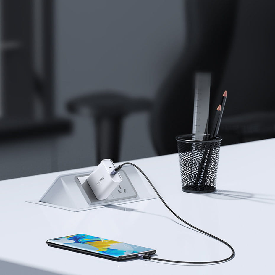 Kabel USB-C für USB-C Ugreen 240W PD 3.0 2m, Grau