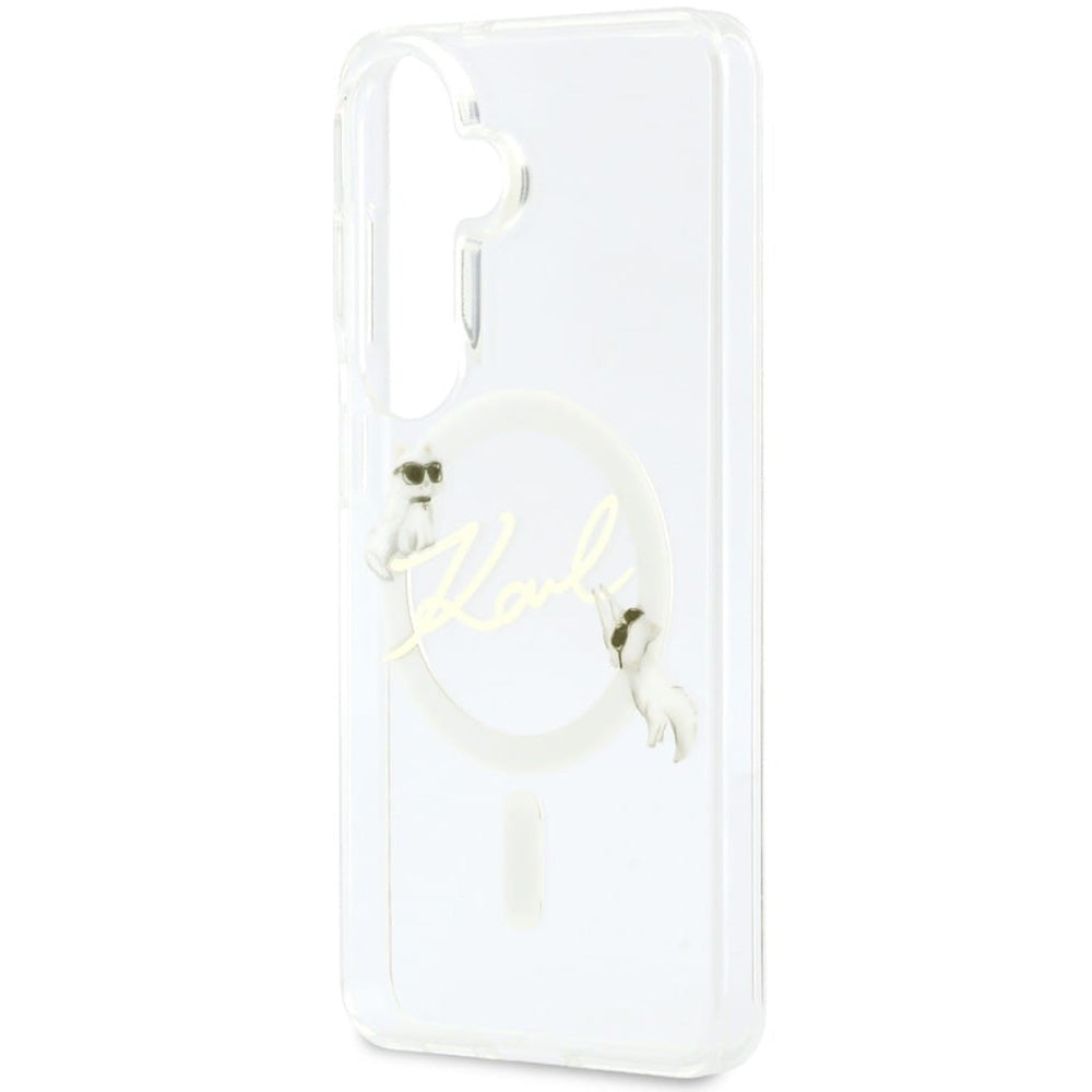 Handyhülle für Galaxy S26, Karl Lagerfeld IML Print mit MagSafe, Transparent