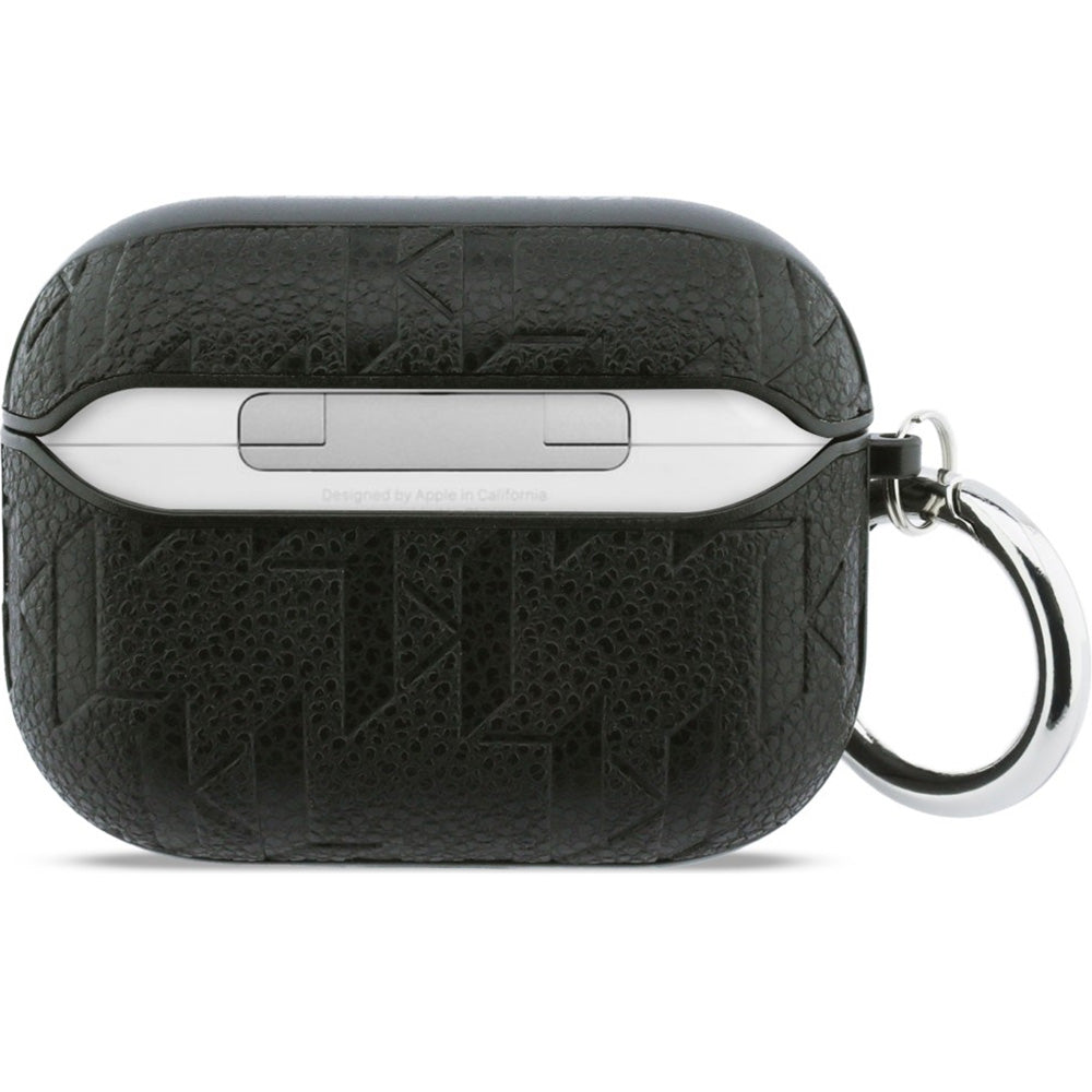Schutzhülle für AirPods Pro 3, Karl Lagerfeld Monogram Choupette Head, Schwarz