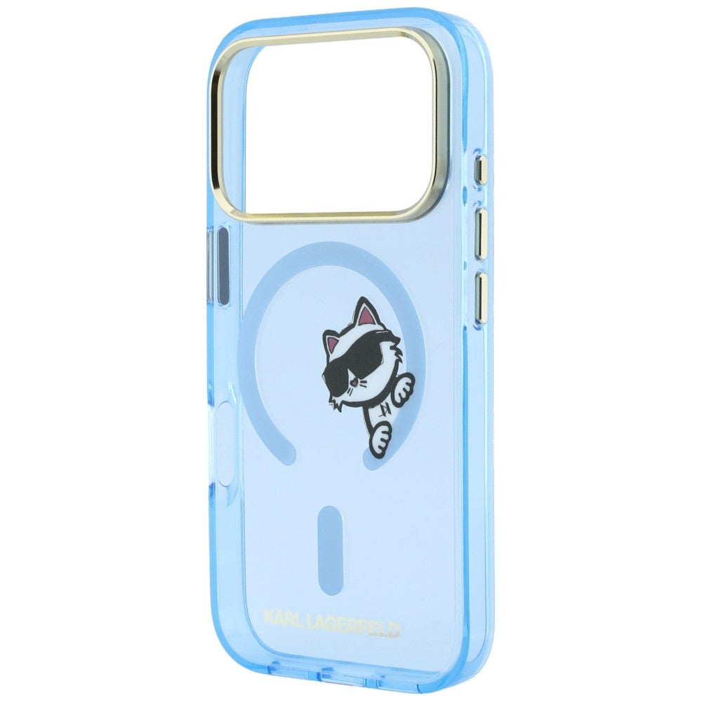 Karl Lagerfeld Handyhülle Peekaboo Logo do MagSafe für iPhone 18 Pro Max / 17 Pro Max Blau (6/8)