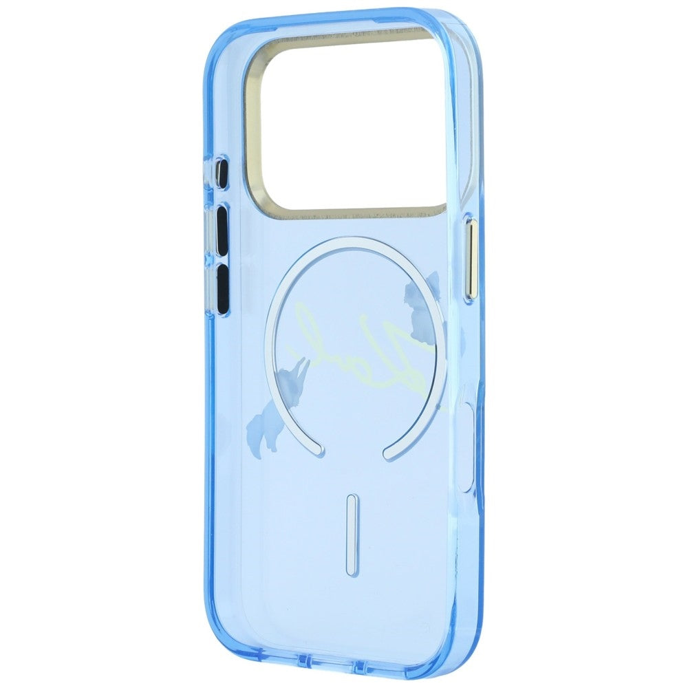 Karl Lagerfeld Handyhülle Script Logo do MagSafe für iPhone 18 Pro / 17 Pro, Blau (7/8)