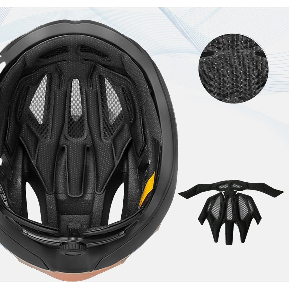 Rennradhelm MTB- Fahrradhelm Wozinsky HT-68 M, 54-58 cm, Braun