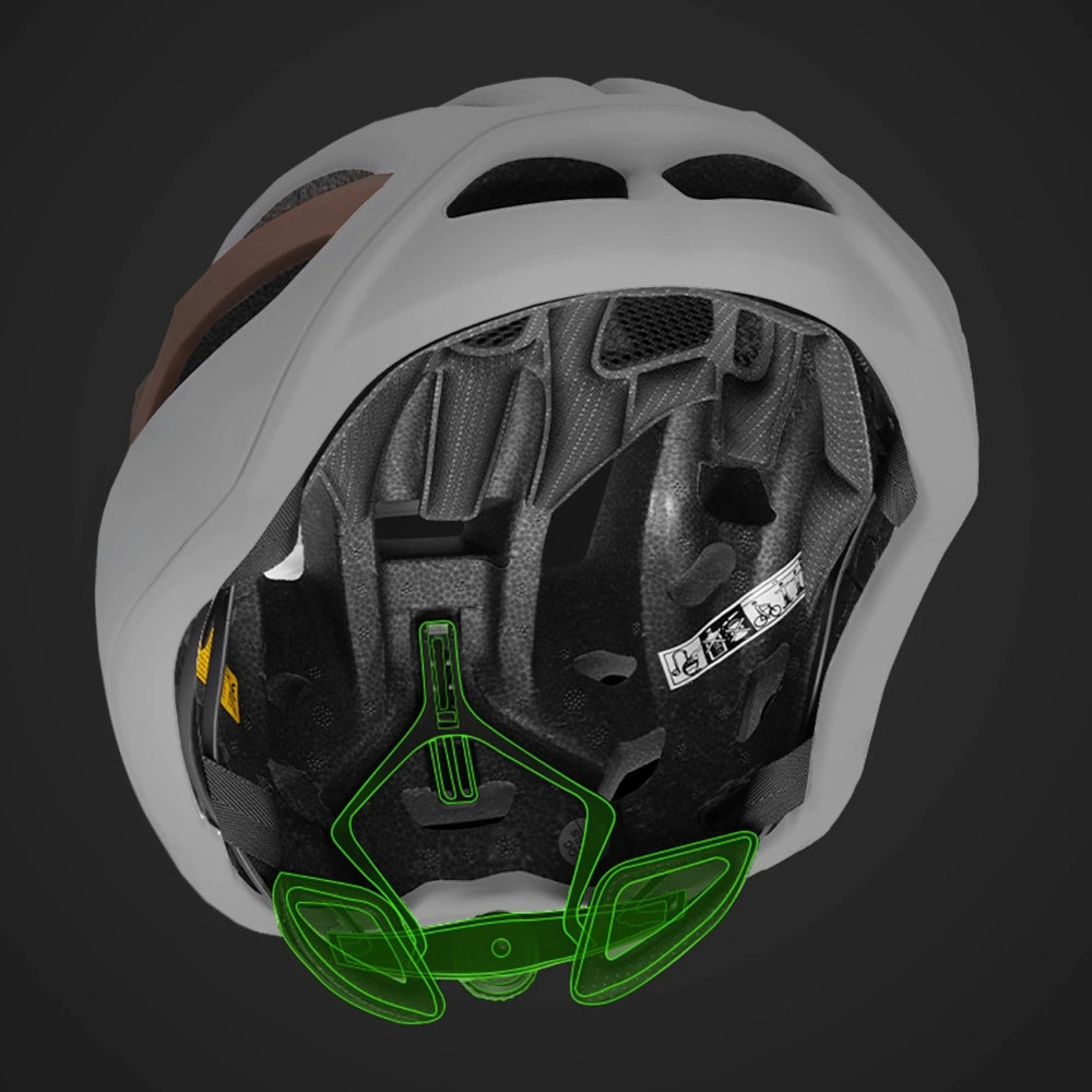 Rennradhelm MTB- Fahrradhelm Wozinsky HT-68 M, 54-58 cm, Braun