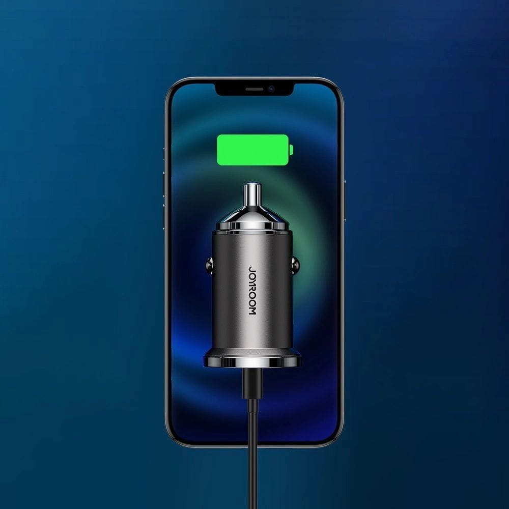Autoladegerät Joyroom C-A35 45W, USB-A, USB-C, PD, QC 3.0, Schwarz