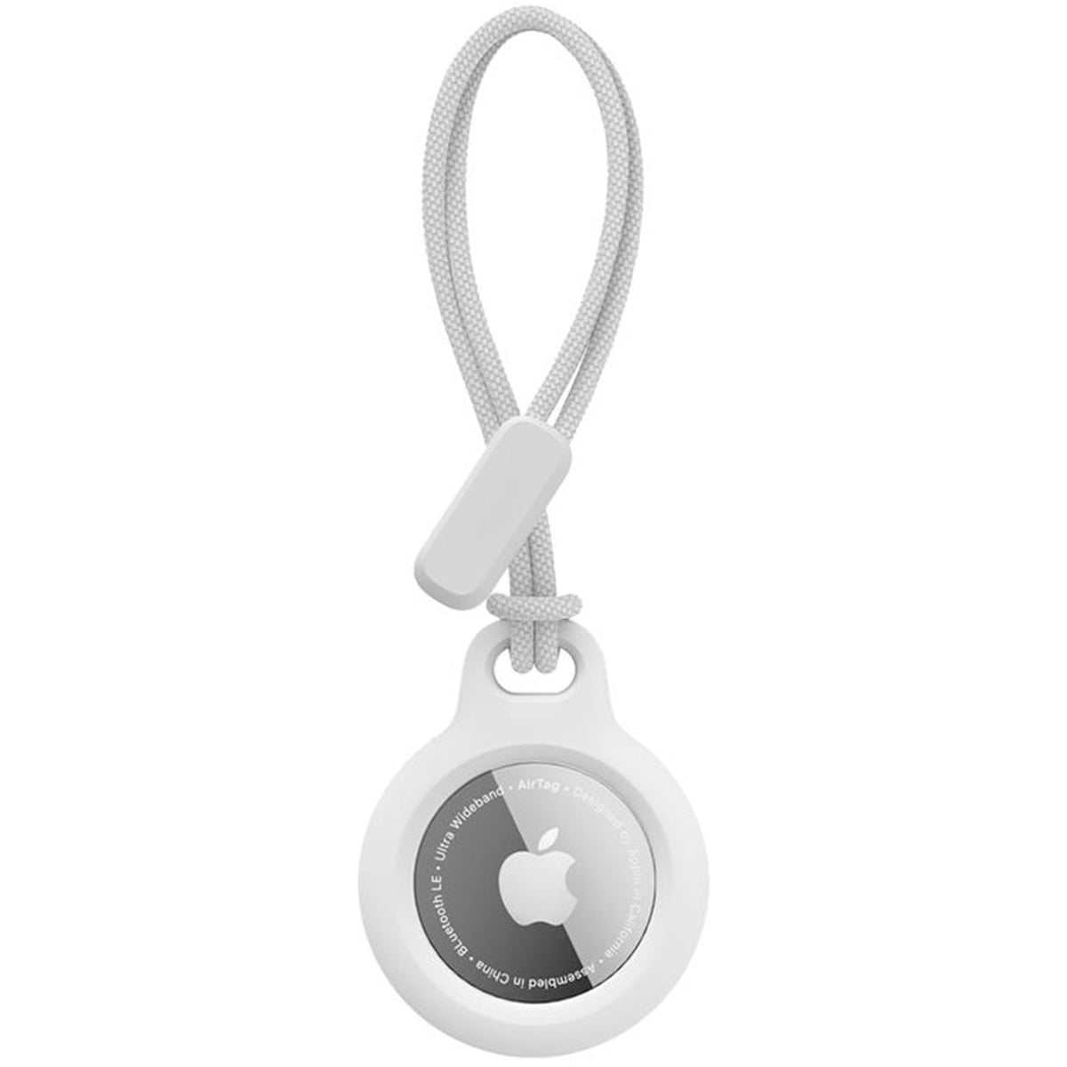 Schutzhülle / Schlüsselanhänger für Apple AirTag, Mobile Origin AirTag Loop Case A1, Weiß