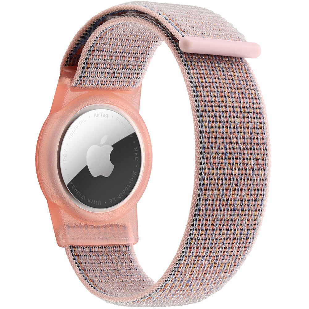 Hülle mit Armband für Apple AirTag, Mobile Origin AirTag Strap, Rosa