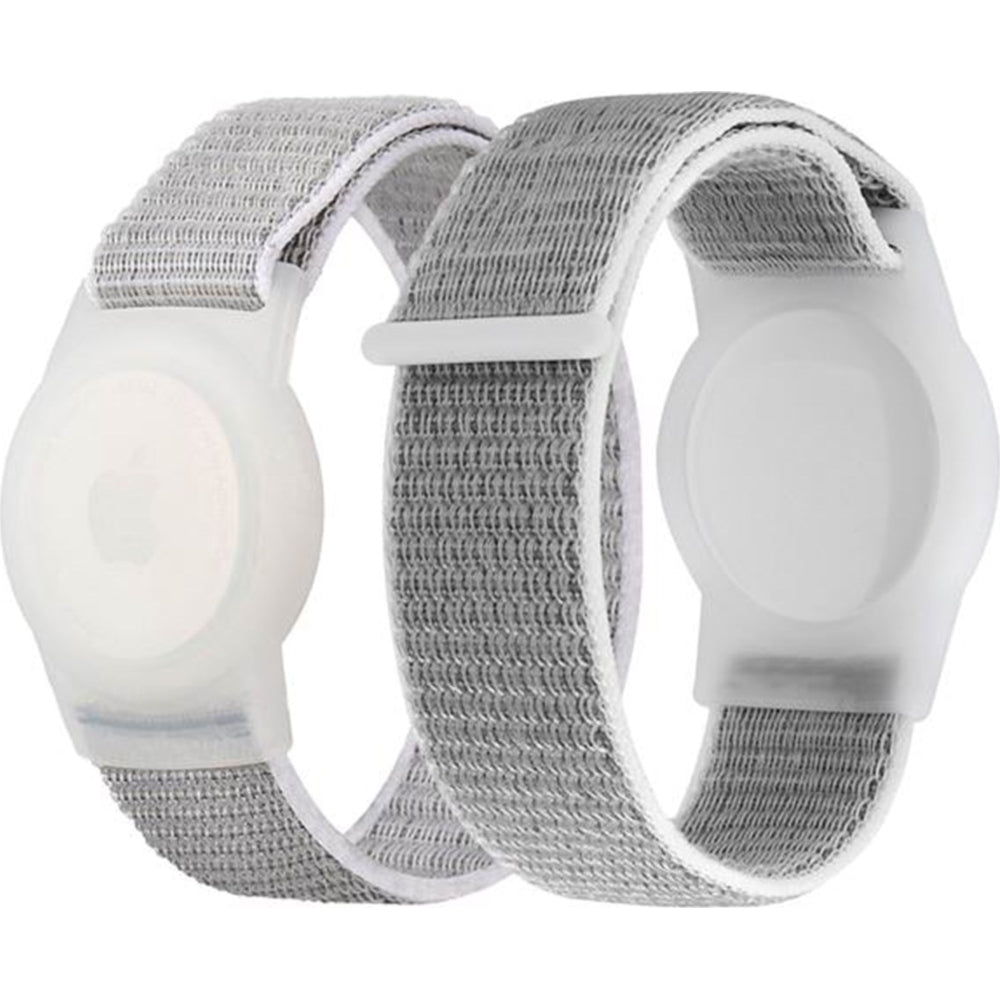 Mobile Origin Schutzhülle mit Armband für Kinder Apple AirTag, Grau