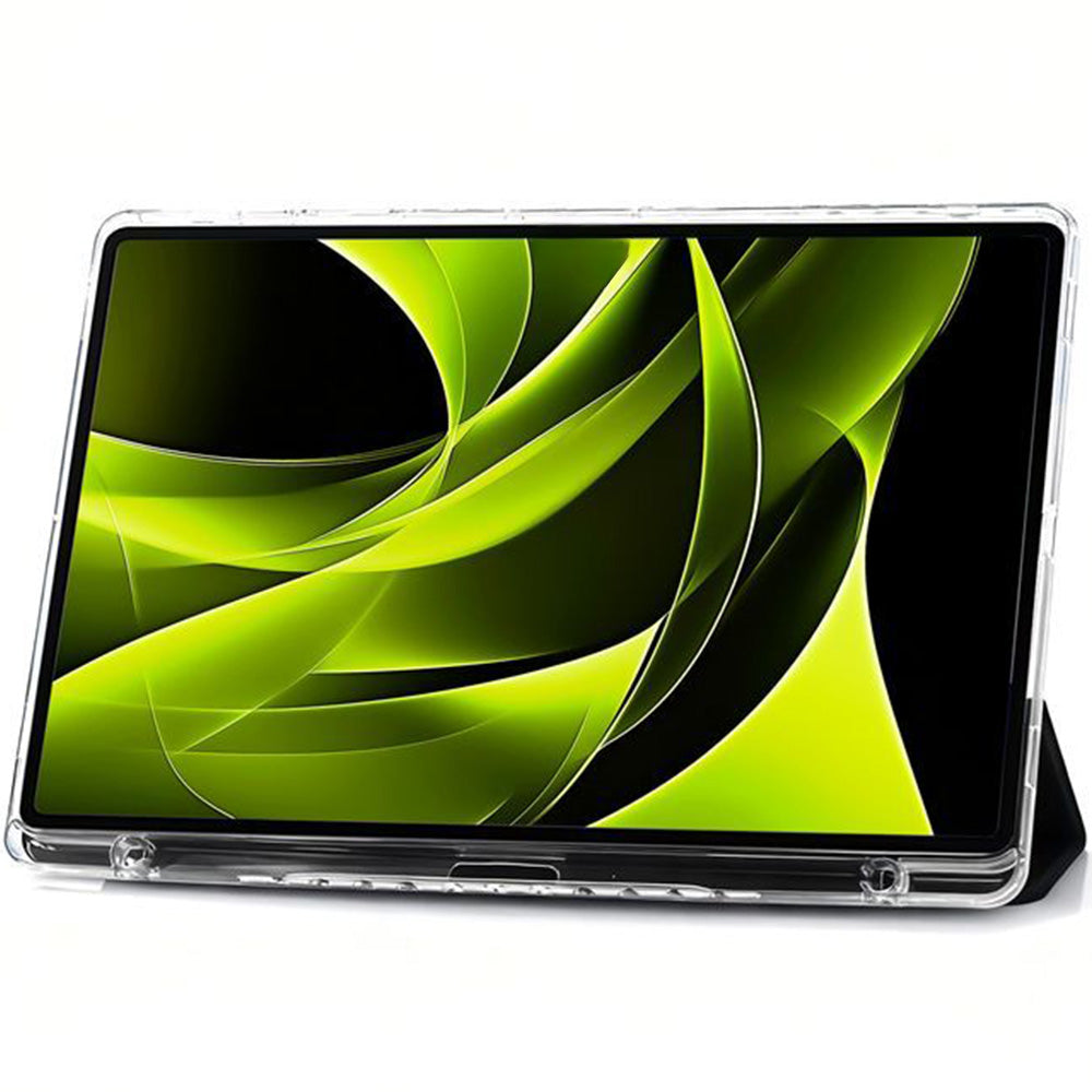 Schutzhülle für Galaxy Tab S10 Plus, Mobile Origin Easy Tablet Case, Schwarz-Transparent