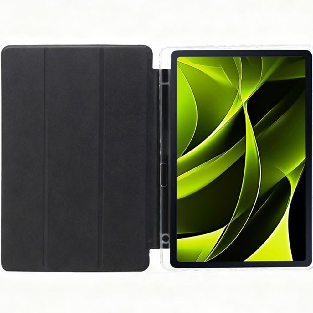 Schutzhülle für Galaxy Tab S6 Lite 2024/2022/2020, Mobile Origin Easy Tablet Case, Schwarz-Transparent