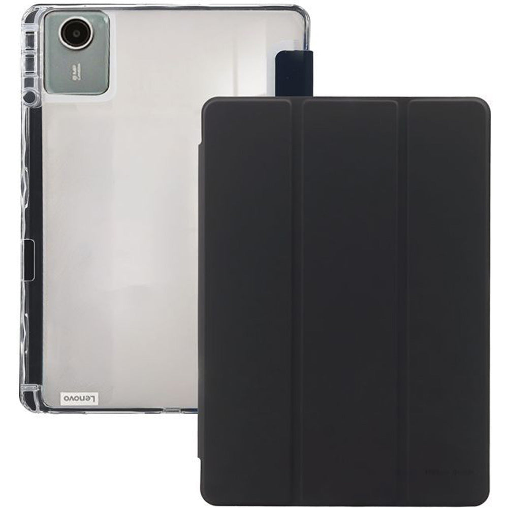 Schutzhülle für Lenovo Tab M11 10,95", Mobile Origin Easy Tablet Case, Schwarz-Transparent