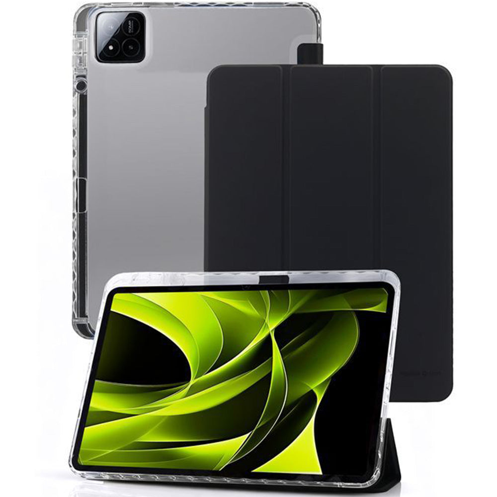 Schutzhülle für Xiaomi Pad 7, Mobile Origin Easy Tablet Case, Schwarz-Transparent