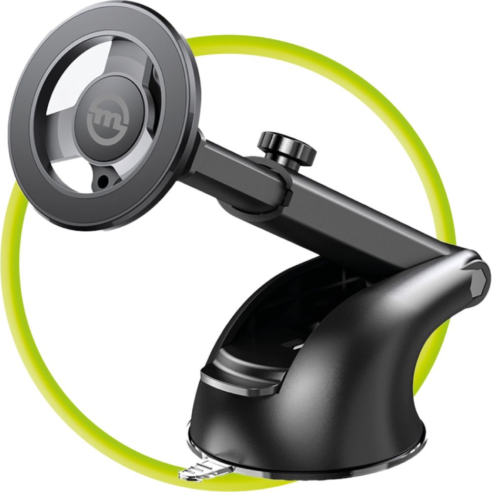 Magnetische Autohalterung für Windschutzscheibe / Armaturenbrett mit MagSafe, Mobile Origin MO8, Schwarz