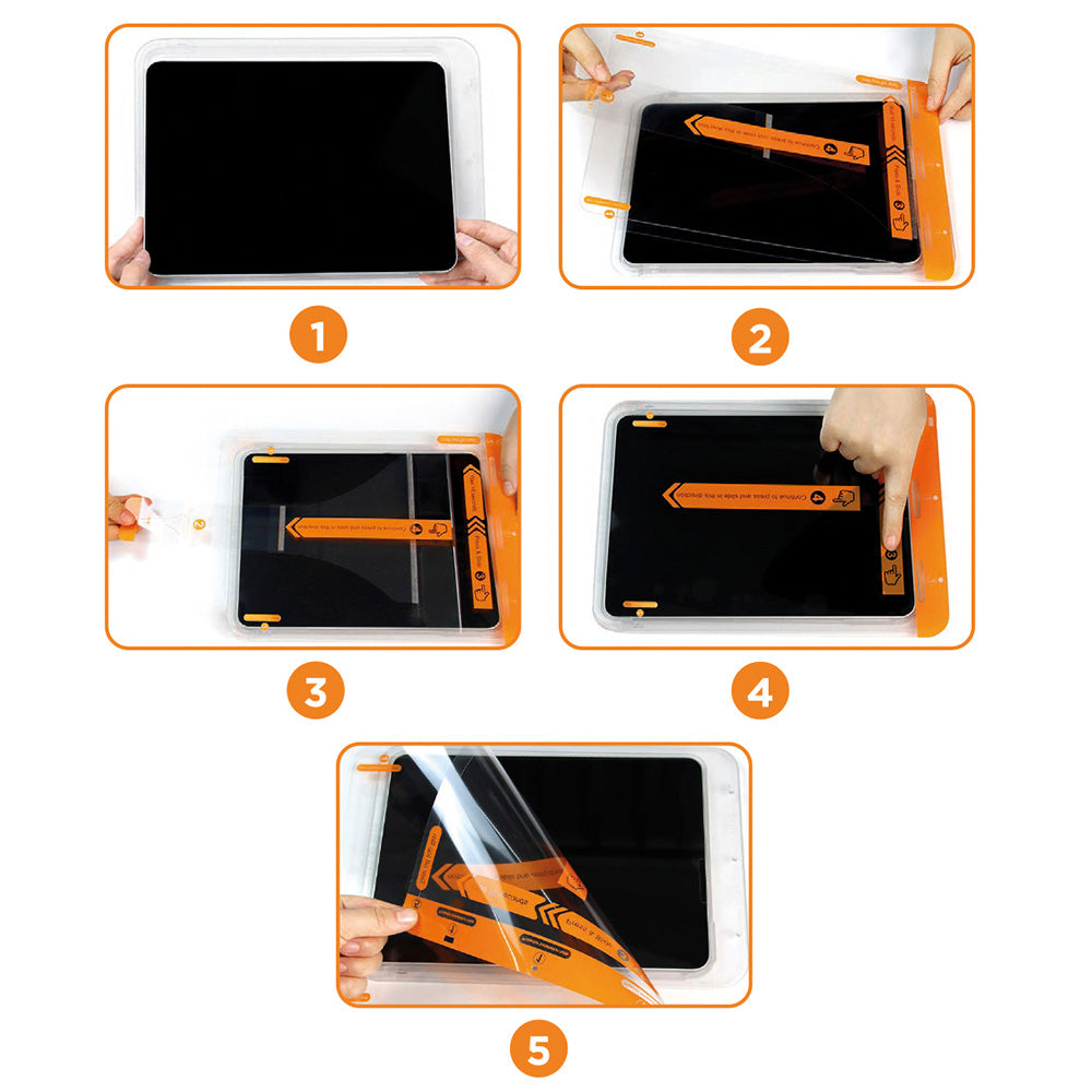 Glas + Applikator für iPad 9 gen, 2021, Mobile Origin Screen Guard, Transparent