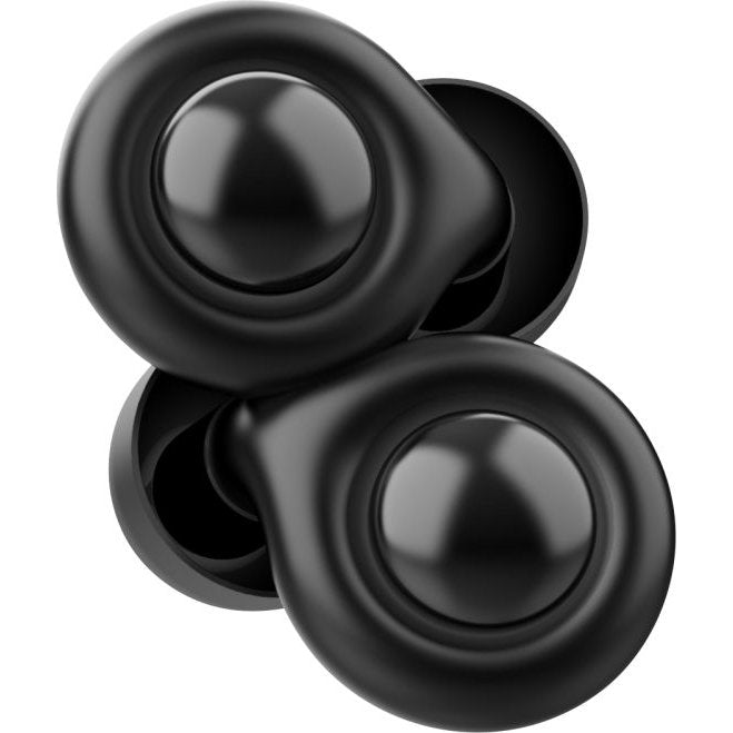 Silikon-Ohrstöpsel mit Hülle und austauschbaren Ohrpassstücken in den Größen XS, S, M, L, Mobile Origin Sleeping Earplugs 32 dB EA1, Schwarz
