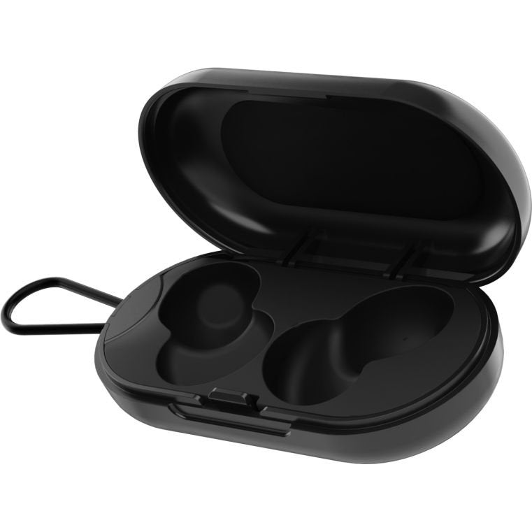 Silikon-Ohrstöpsel mit Hülle und austauschbaren Ohrpassstücken in den Größen XS, S, M, L, Mobile Origin Sleeping Earplugs 32 dB EA1, Schwarz