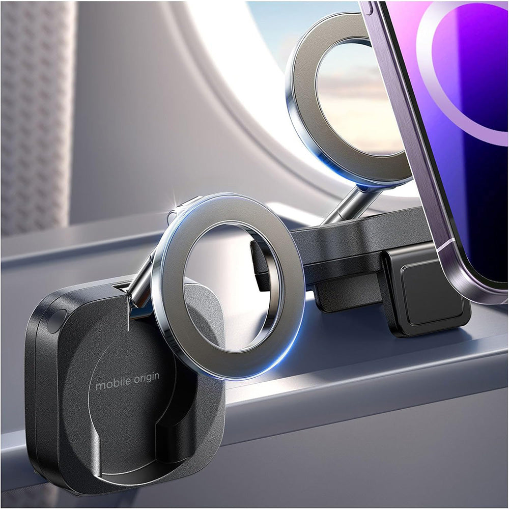 Magnetische Handy-Halterung für Telefon, Mobile Origin Travel Holder mit MagSafe, Schwarz
