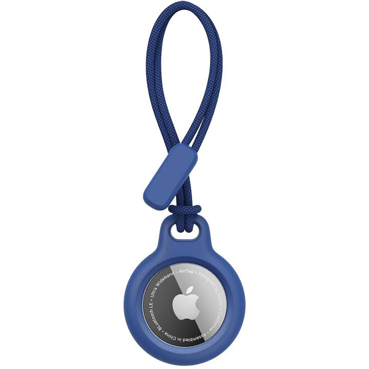 Schutzhülle / Schlüsselanhänger für Apple AirTag, Mobile Origin AirTag Loop Case A1, Blau