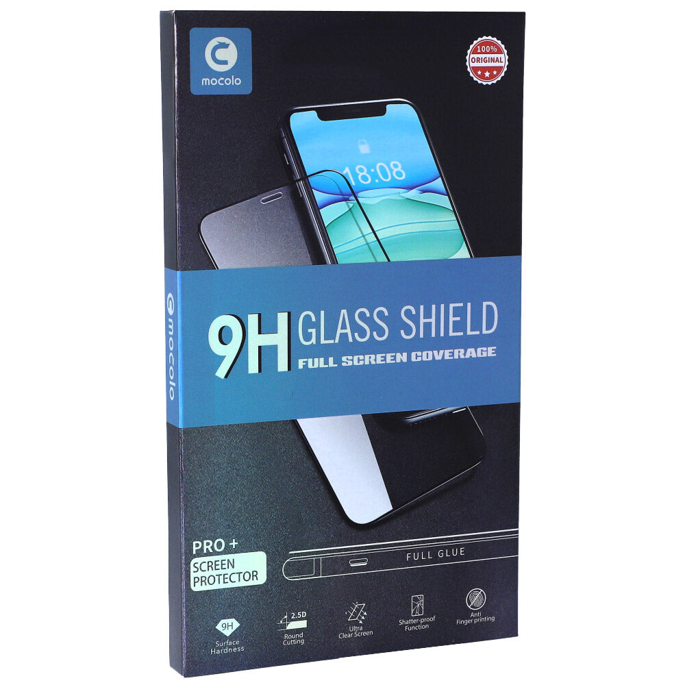Gehärtetes Glas Mocolo TG+ FG 2.5D für Xiaomi Redmi Note 10 Pro, Schwarzer Rahmen