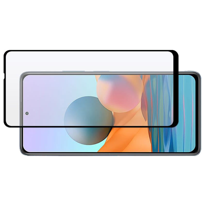 Gehärtetes Glas Mocolo TG+ FG 2.5D für Xiaomi Redmi Note 10 Pro, Schwarzer Rahmen