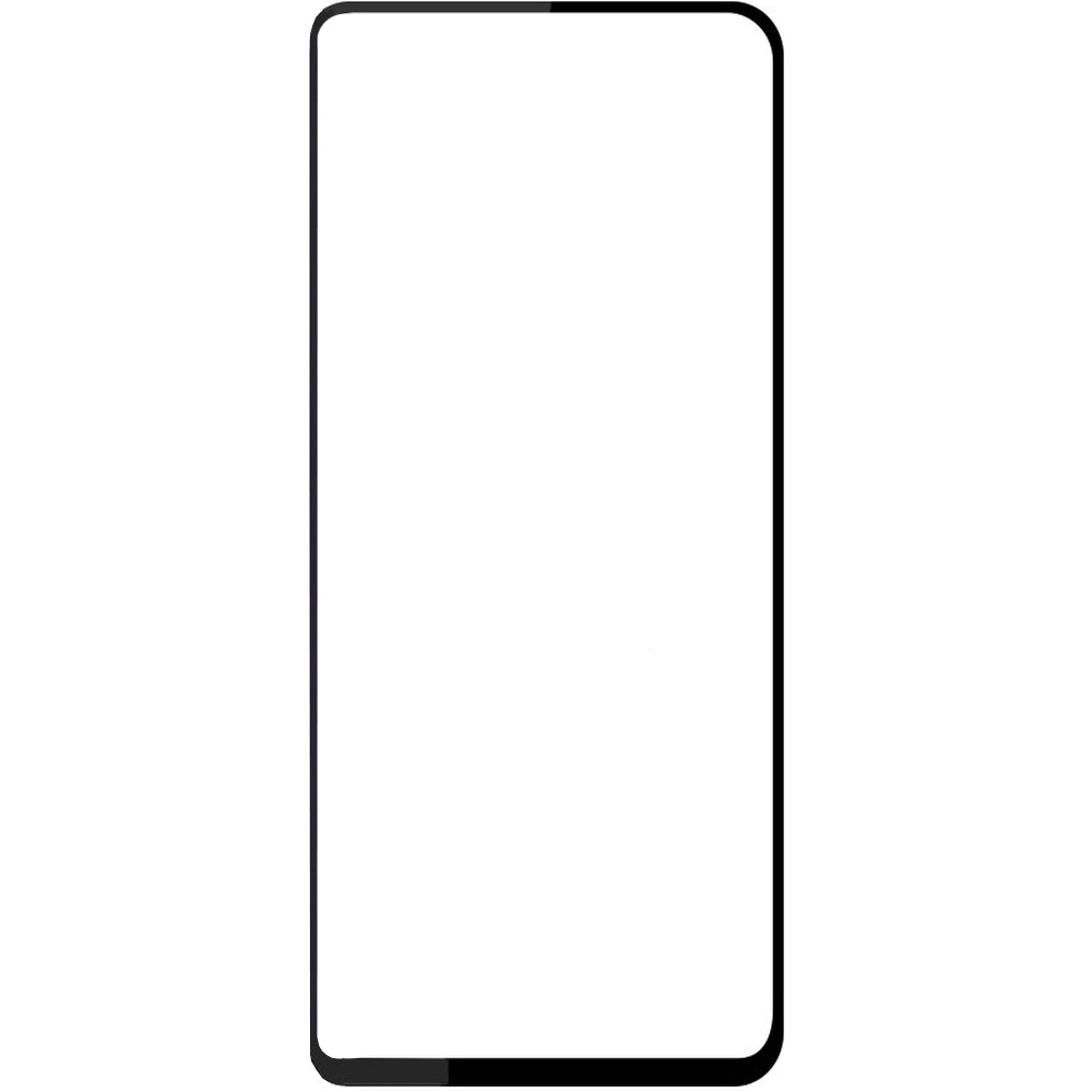 Gehärtetes Glas für Realme 12 / 12X, Mocolo TG+ Full Glue, Schwarzer Rahmen