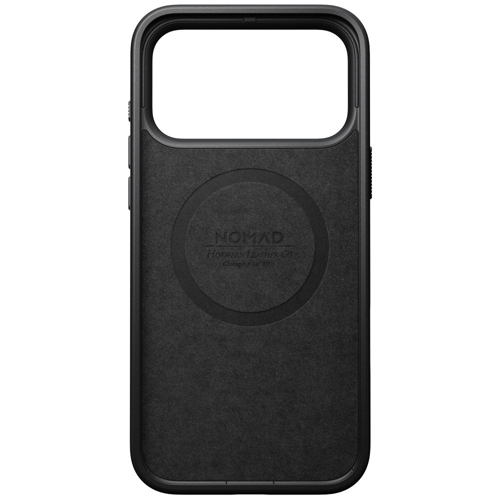 Handyhülle aus Naturleder für iPhone 18 Pro Max / 17 Pro Max, Nomad Modern Leather Case Horween Series mit MagSafe, rustikales Braun (9/9)