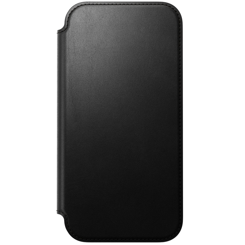 Handyhülle mit Klappe für iPhone 18 Pro Max / 17 Pro Max, Nomad Modern Leather Folio mit MagSafe, Schwarz (8/9)