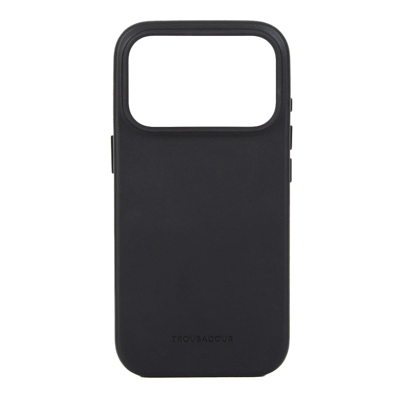 Handyhülle für iPhone 18 Pro, Troubadour Full Leather Case für MagSafe, Schwarz (5/9)