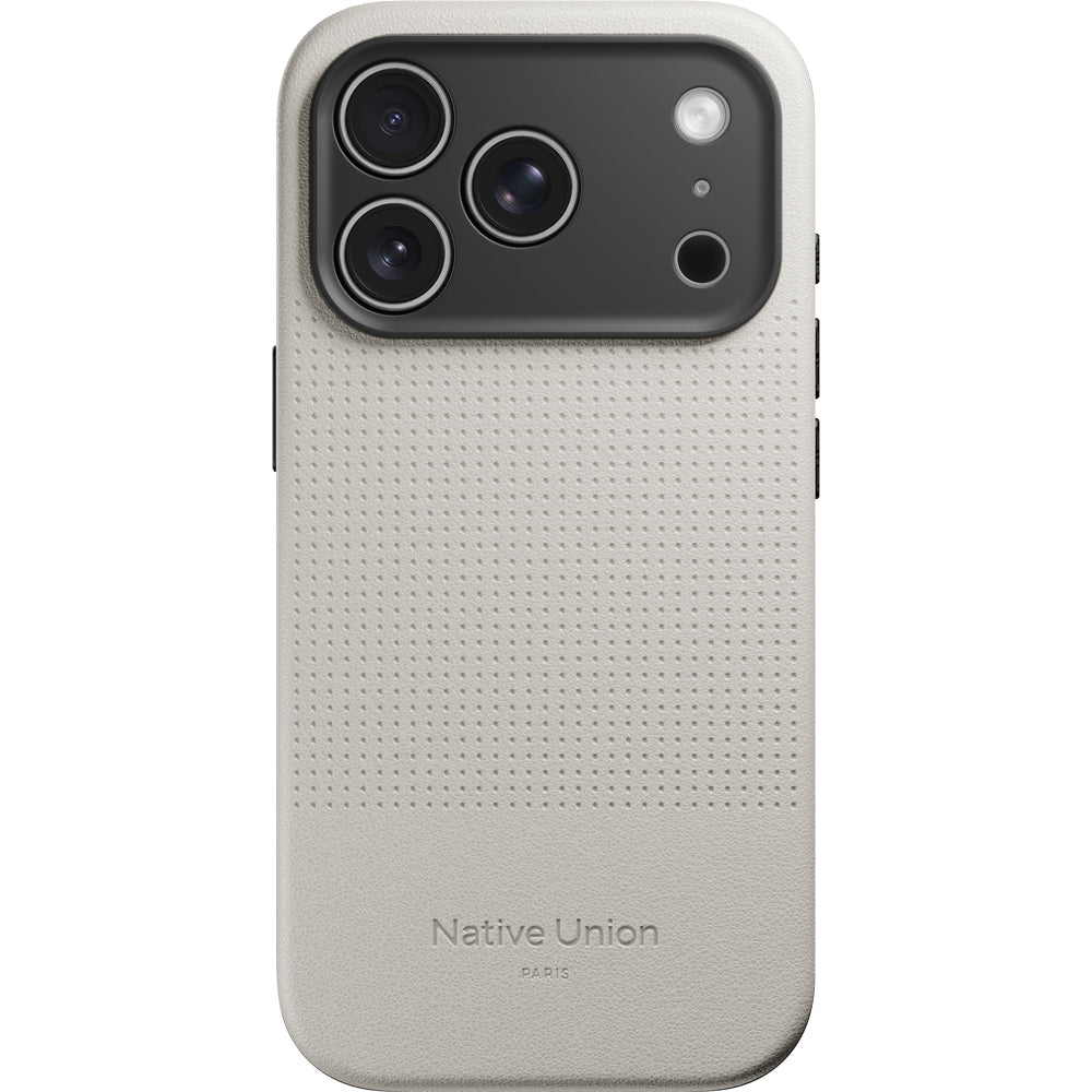 Handyhülle für iPhone 17 Pro Max, Native Union Active Case mit MagSafe, Beige