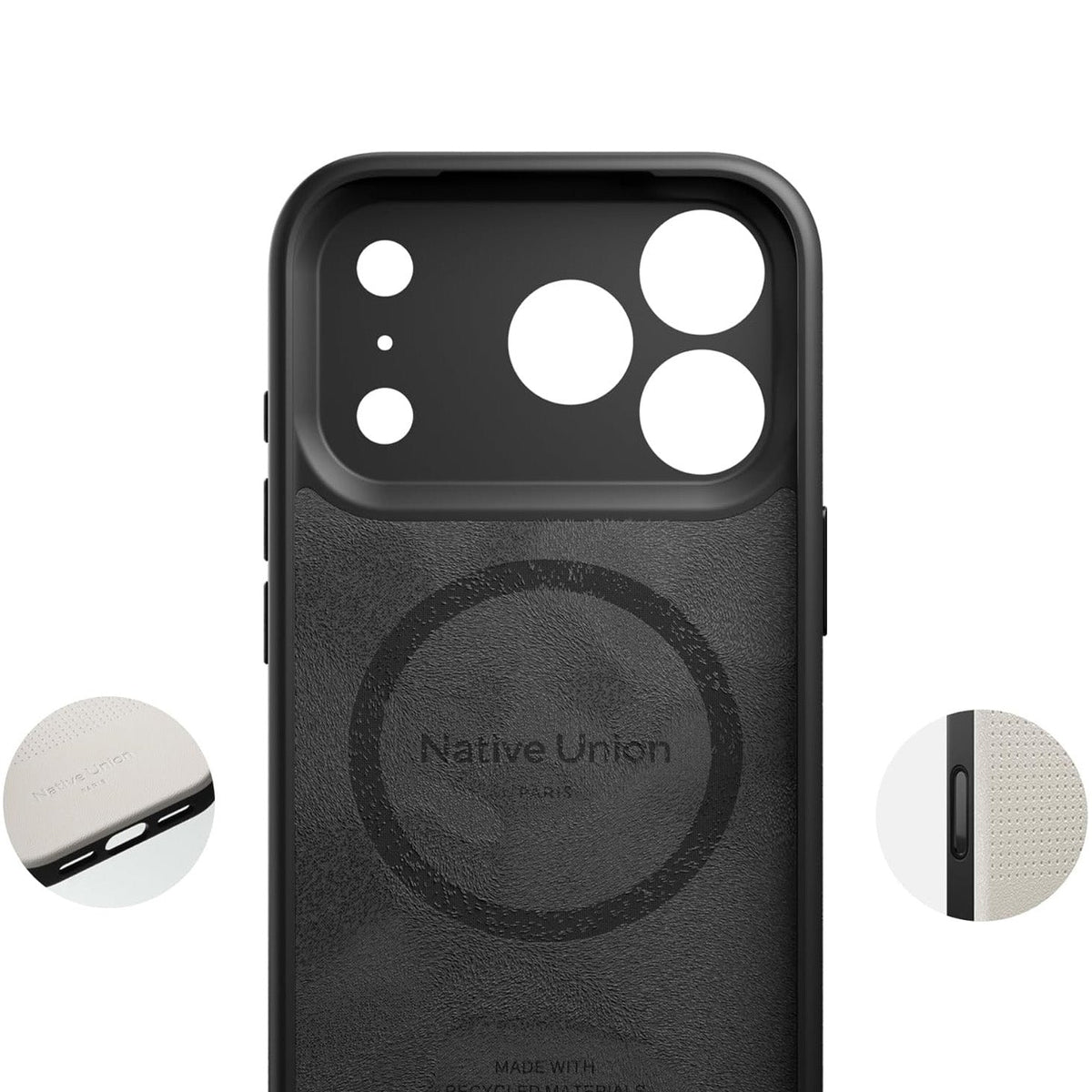 Handyhülle für iPhone 17 Pro Max, Native Union Active Case mit MagSafe, Beige