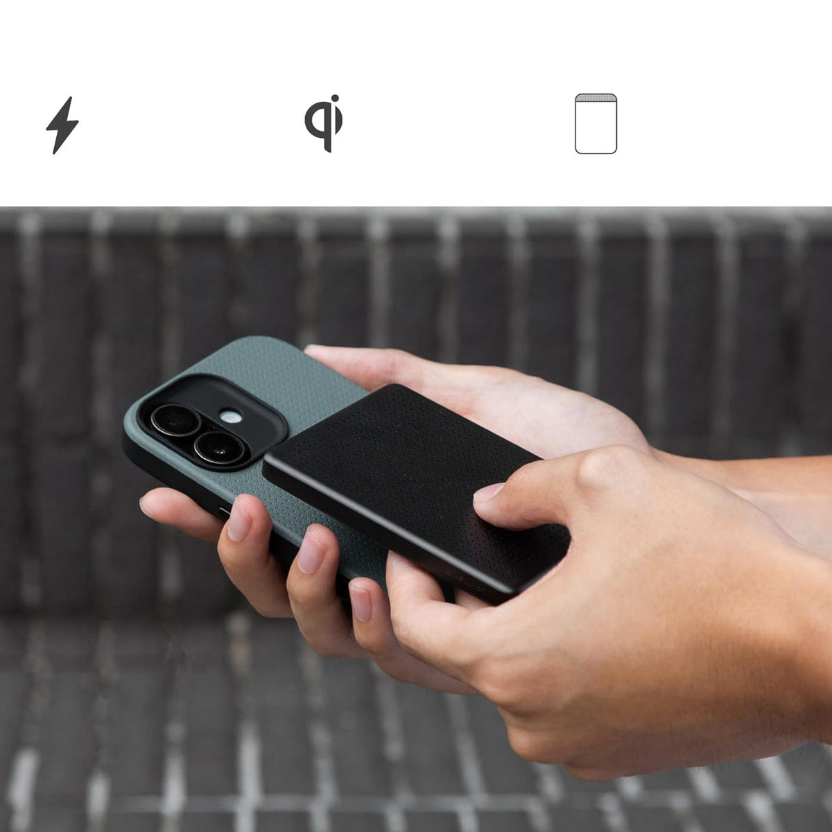 Handyhülle für iPhone 17 Pro, Native Union Active Case mit MagSafe, Grün