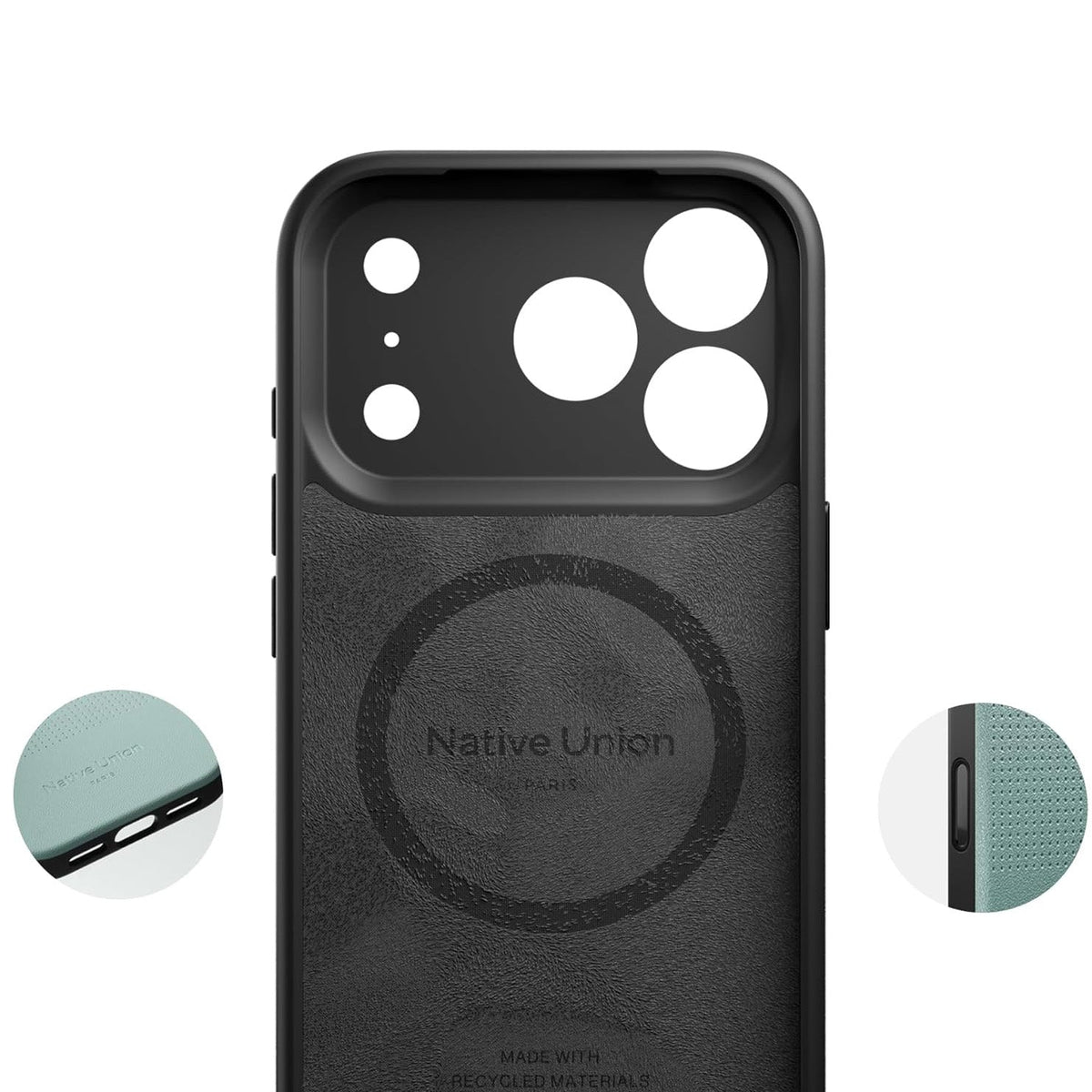Handyhülle für iPhone 17 Pro, Native Union Active Case mit MagSafe, Grün