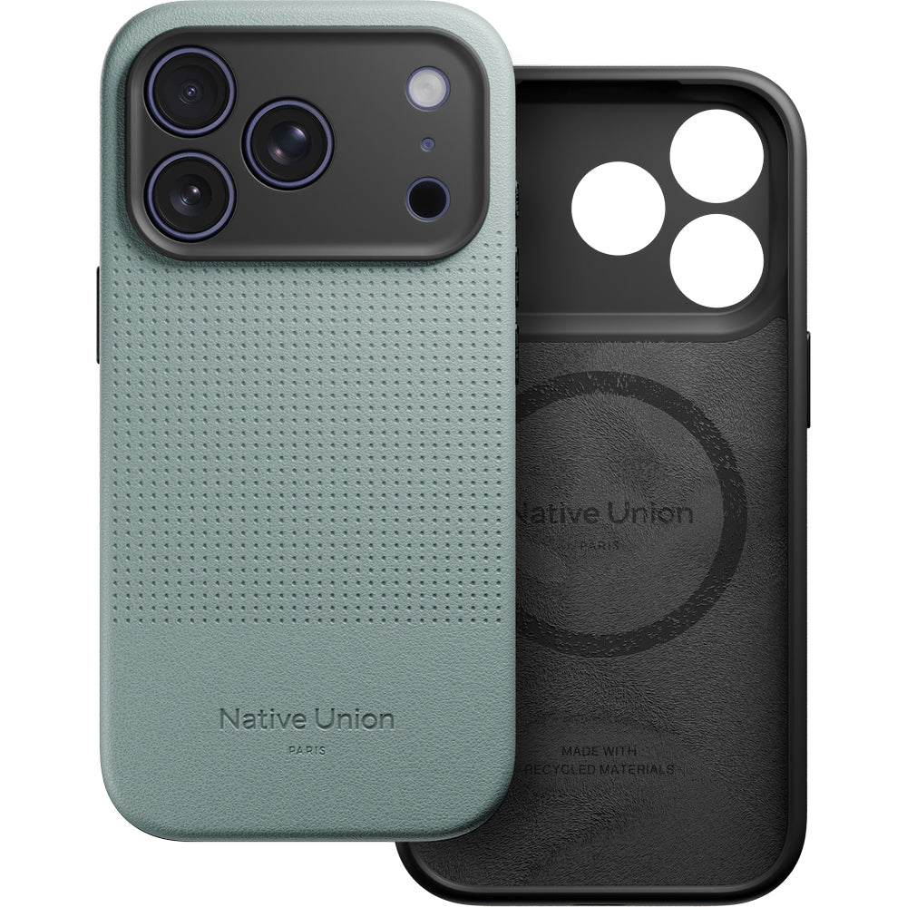 Handyhülle für iPhone 17 Pro, Native Union Active Case mit MagSafe, Grün