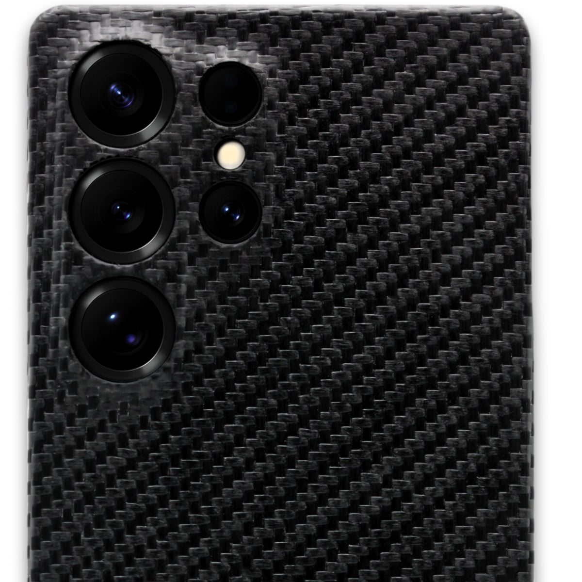 Handyhülle für Galaxy S26 Ultra, Nevox Carbon Series Magnet, Schwarz
