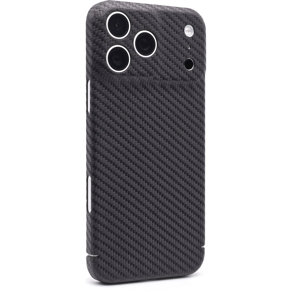 Handyhülle für Apple iPhone 17 Pro Max, Nevox CarbonSeries, Schwarz