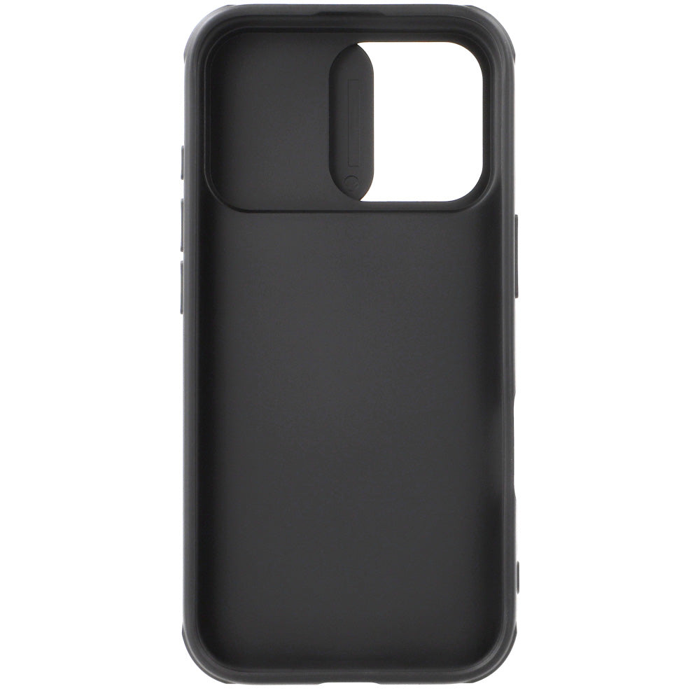 Schutzhülle für iPhone 16 Pro, Nillkin CamShield Pro, Schwarz