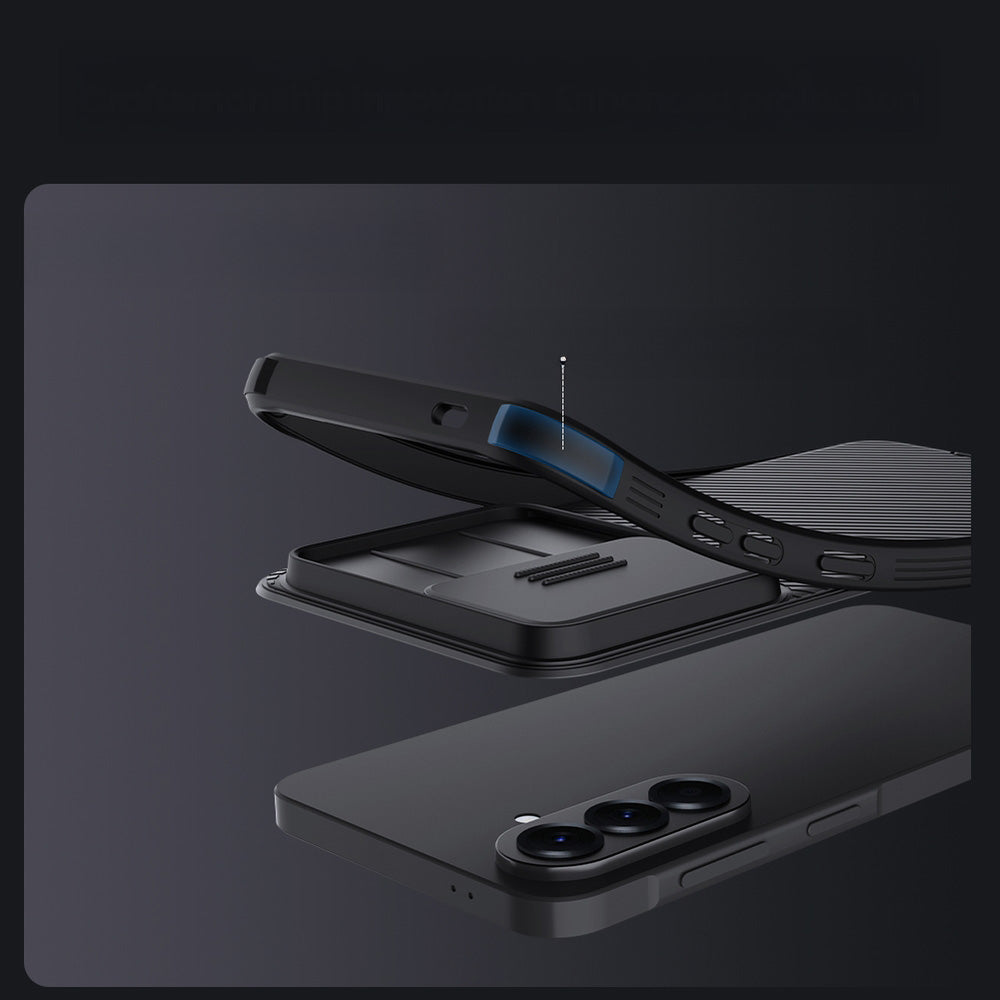 Handyhülle für Galaxy A57 5G, Nillkin CamShield Pro, Schwarz