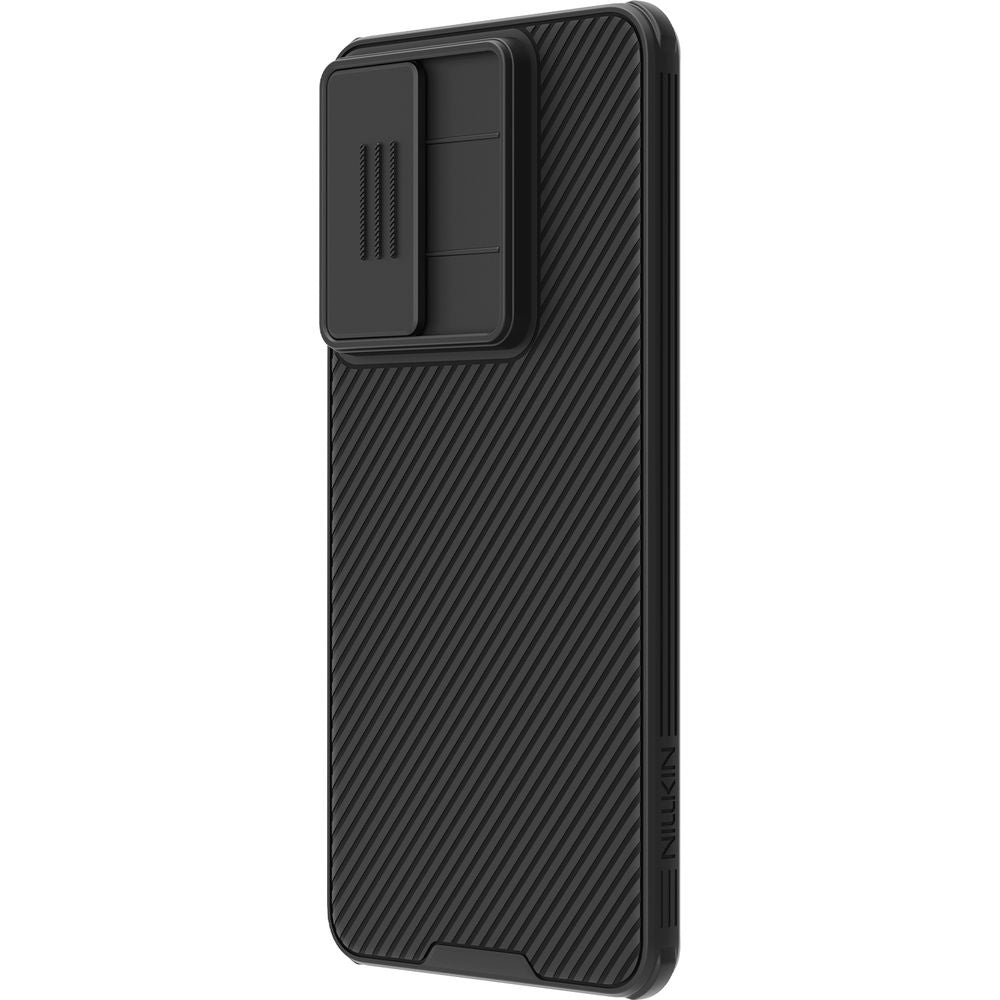 Handyhülle mit Kameraschutz für Galaxy S25 Edge, Nillkin CamShield Pro, Schwarz