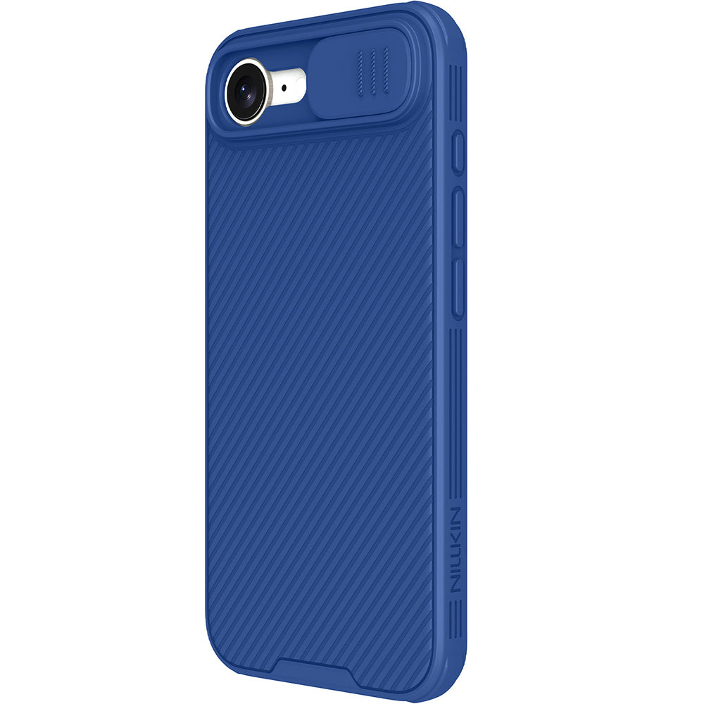 Handyhülle für iPhone 17e / 16e, Nillkin CamShield Pro, Dunkelblau