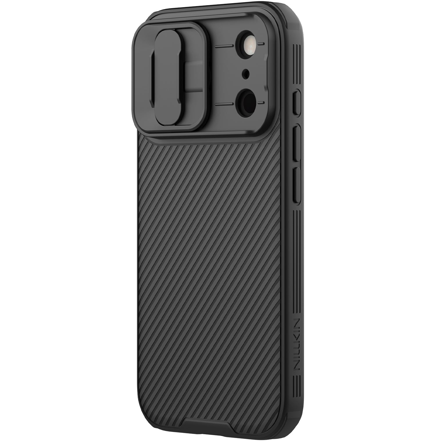 Handyhülle für iPhone 18 Pro / 17 Pro, Nillkin CamShield Pro, Schwarz